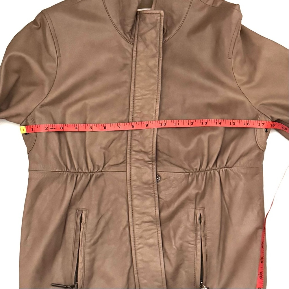 VINCE Genuine Leather Jacket Size XS - Picture 5 of 6